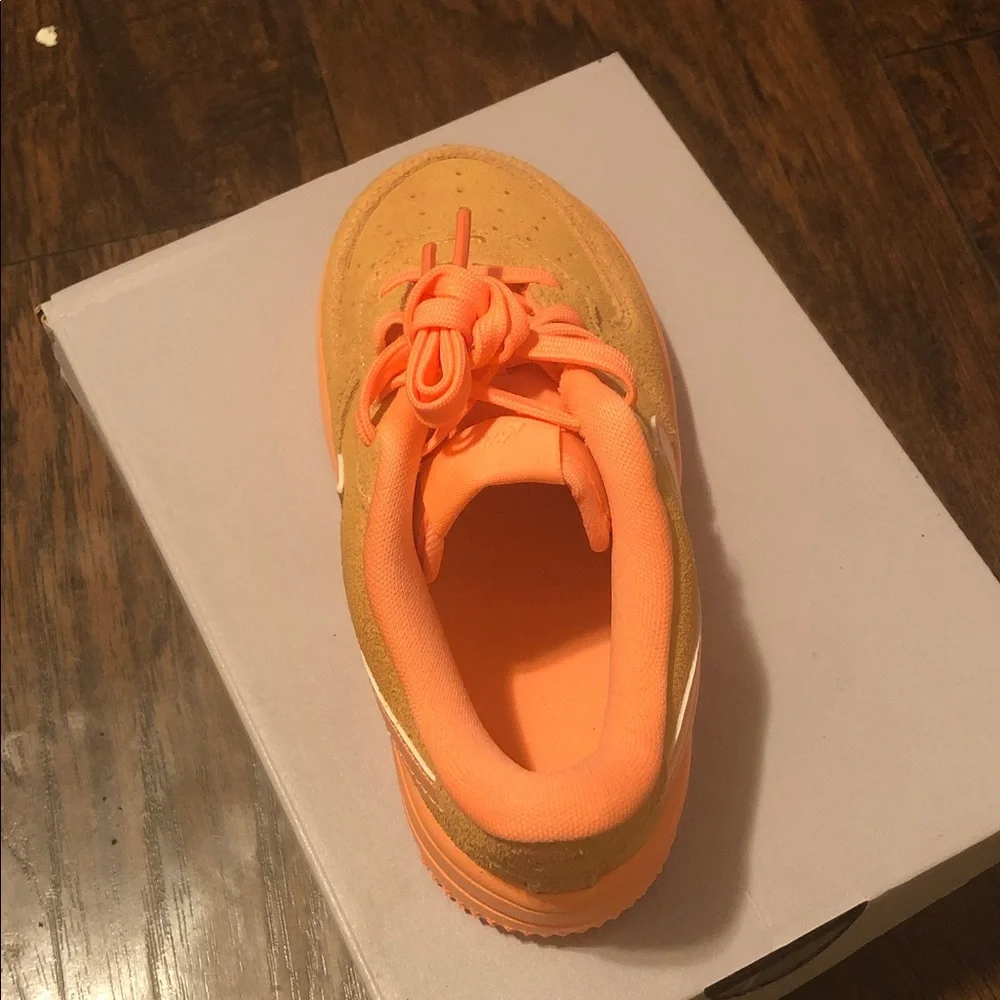 Nike Toddler  Orange Air Force Ones Brand New